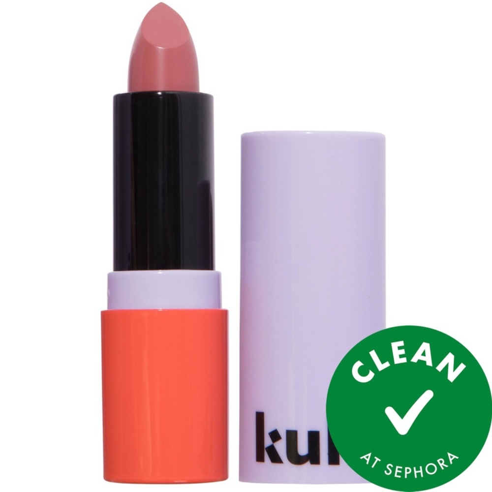 Creamy Matte Pink Nude Lipstick — Soft Everyday Shade